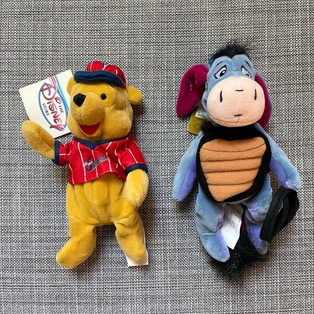 Disney Yellow and Blue Stuffed Animals